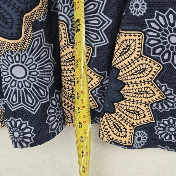 slim fit dress slacks Yellow and Blue African Print Bow Tie-DP3825BT main image 1